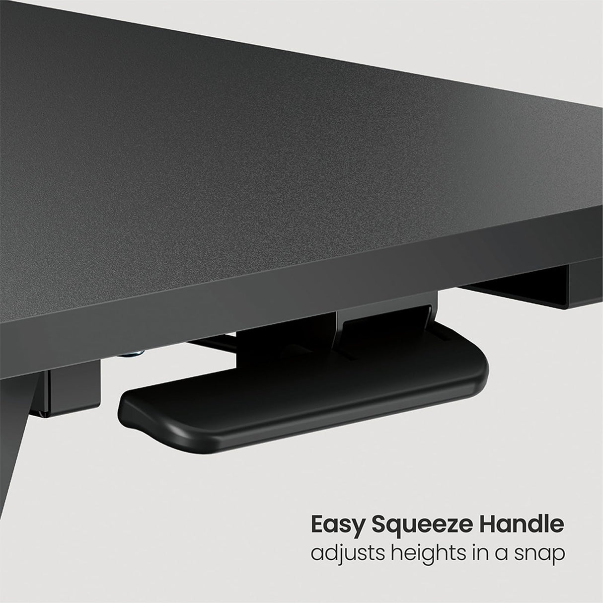 Value Extensión de Escritorio Regulable en Altura, 800 x 400 mm, Negro