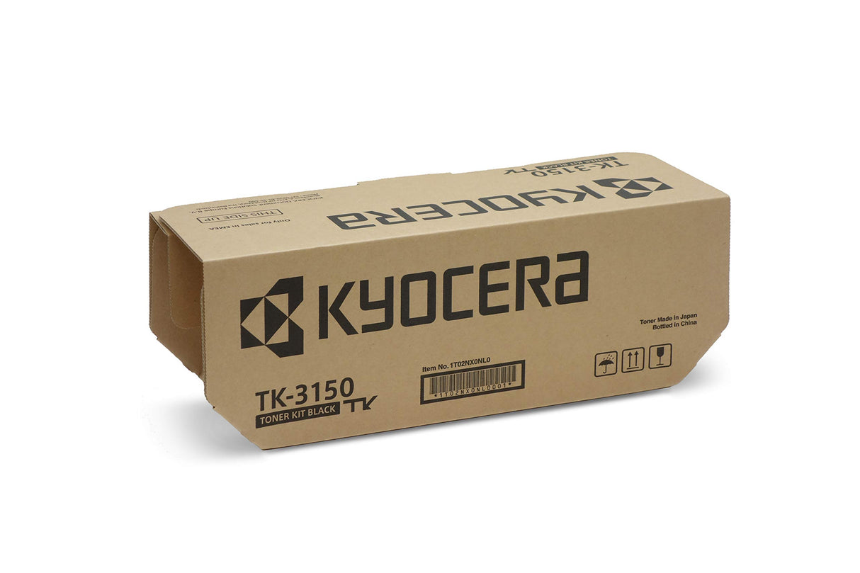 Kyocera TK-3150 Cartucho de tóner Negro 1T02NX0NL0 para ECOSYS M3040idn, ECOSYS M3540idn