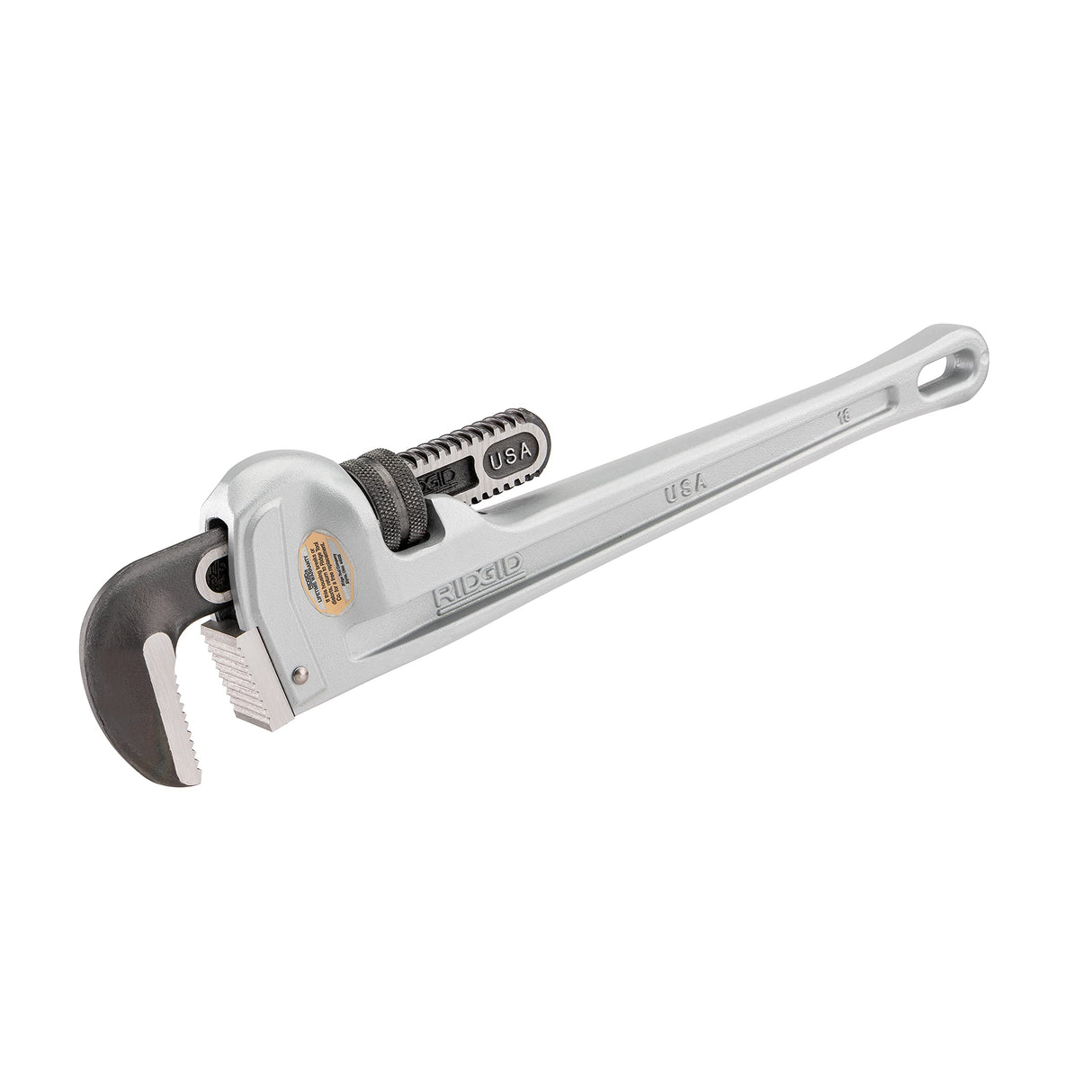 RIDGID 31110 Modelo 836 Llave recta de aluminio para tubo, Llave de fontanería de 36 pulgadas