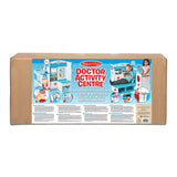 Melissa & Doug Consultorio médico Juega a ser el Doctor o el Paciente, Juego imaginativo, Juguete Creativo Montessori de Madera con Accesorios, Regalo para niños y niñas de 3 4 5 6 7 años