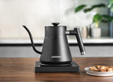 GASTROBACK Hervidor de agua de diseño Pour Over Advanced #42329 + filtro de porcelana (1 x 1), color negro