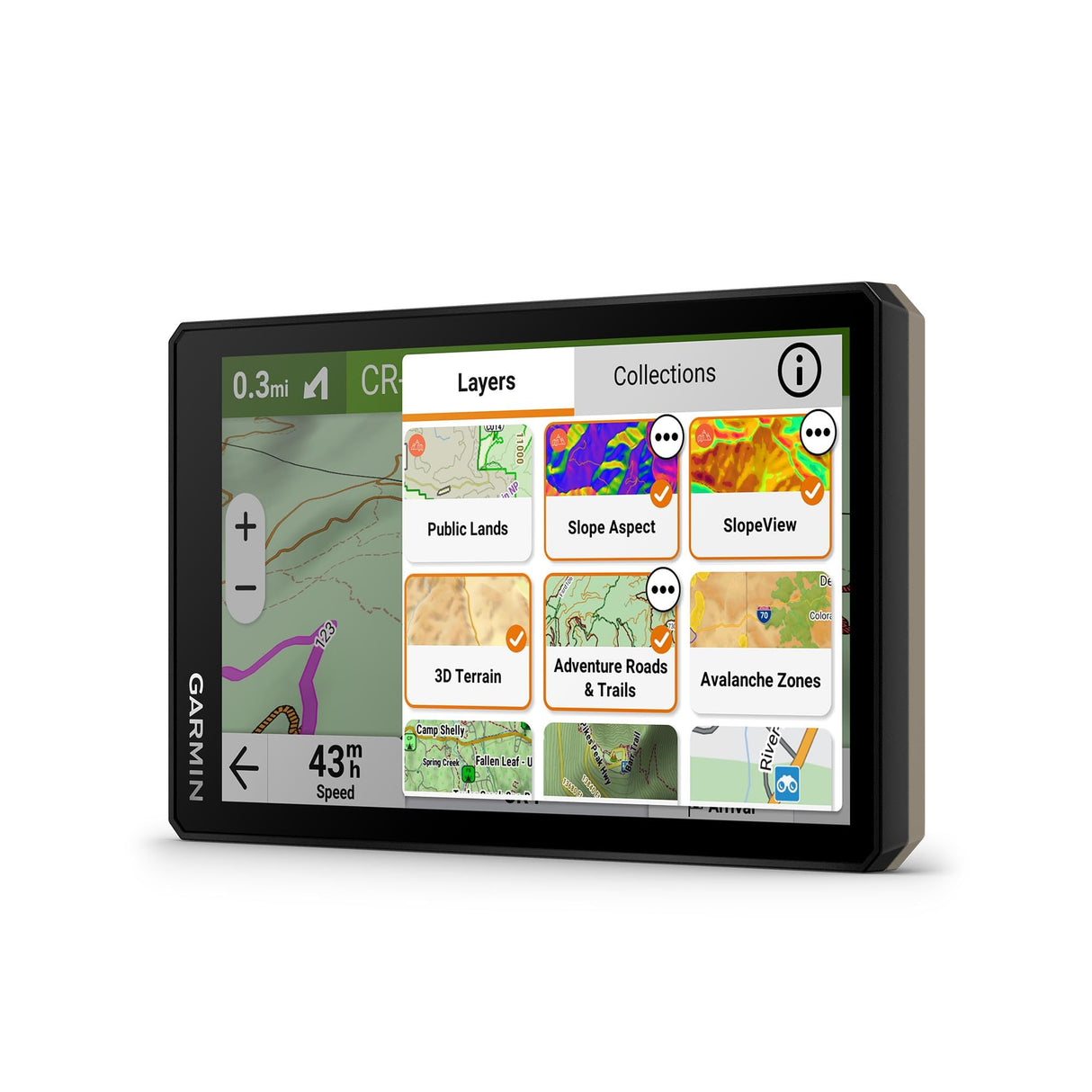 Garmin Tread 2, Navegador GPS Off-Road, Pantalla táctil 6'' Alta Resolución, Mapas topográficos preinstalados, Navegación Giro a Giro, Rutas Personalizadas, Diseño Robusto