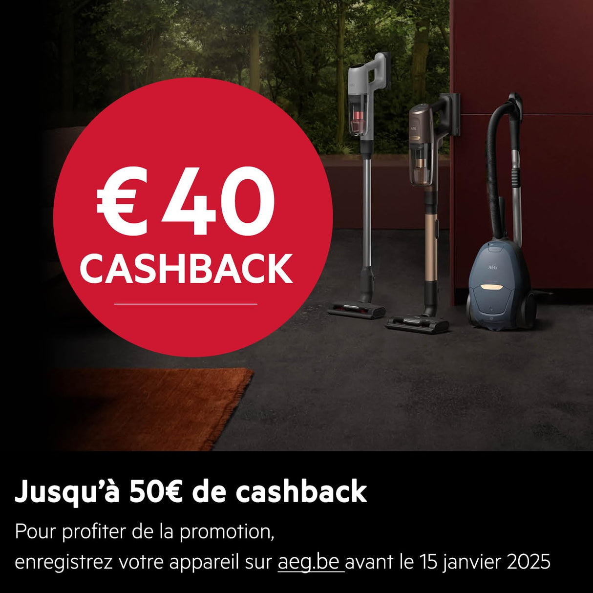 AEG Aspirador inalámbrico Serie 8000, AP82UB25SH, inalámbrico, Todo Suelo, Modo automático, hasta 99% de absorción de Polvo, hasta 50 min de Funcionamiento, fácil de Usar, batería extraíble de 25V