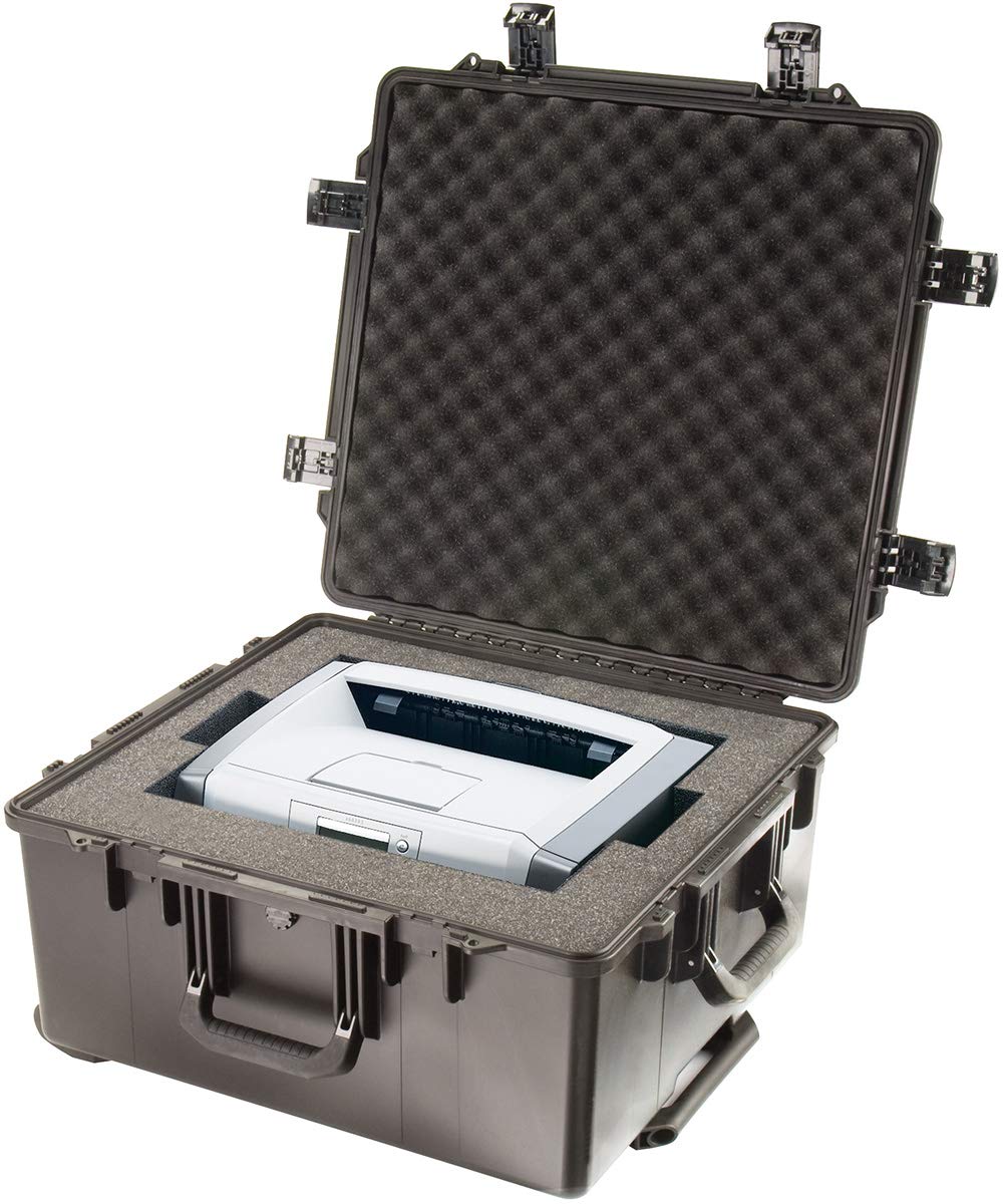 PELI Storm IM2875 Maleta Trolley Resistente al Agua y los Impactos para cámaras y Drones, Resistente al Agua y al Polvo, 89L de Capacidad, Fabricada en EE.UU., con Espuma Personalizable, Color Negro