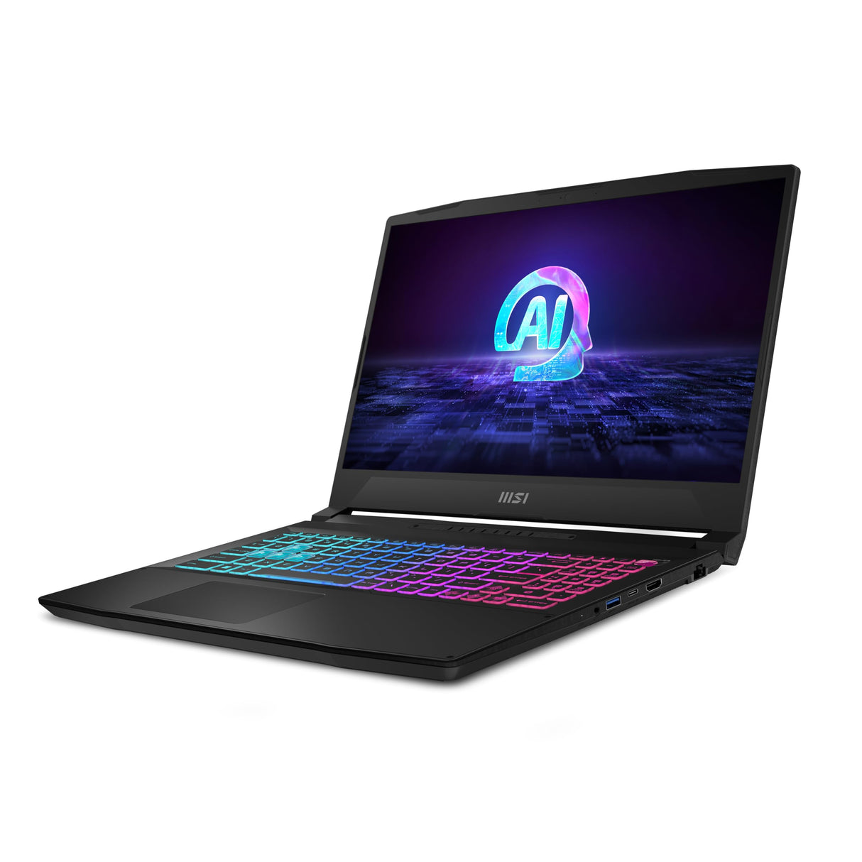 MSI Katana A15 AI B8VF-610XES - Ordenador portátil 15.6" (Ryzen 7 8845HS, RAM 16Gb, 1TB SSD, Free Dos), Negro, Teclado QWERTY español