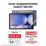 Samsung Galaxy Tab S10+ AI Tablet Android, 12 GB de RAM, 256 GB de Memoria, Pantalla AMOLED, Revestimiento antirreflectante, Incluye S Pen, WiFi, Moonstone Gray, 36 Meses de garantía del Fabricante