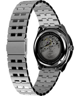 Timex Peanuts Automatic - Reloj de 40 mm para hombre, pulsera de acero inoxidable, esfera azul, caja de acero inoxidable TW2W47500
