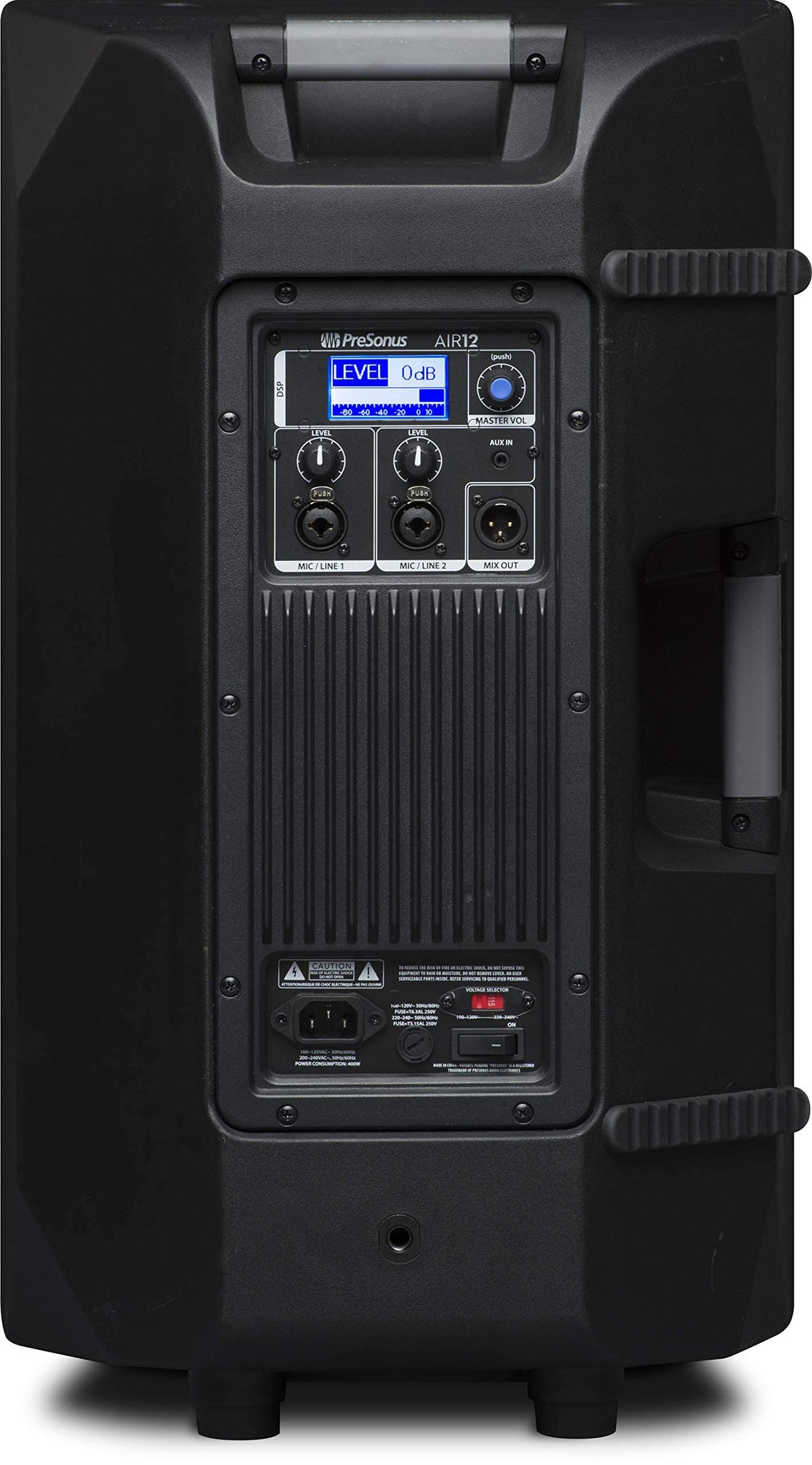 PreSonus AIR12, Altavoz PA Activo, 12 Pulgadas, 1200W, 2 Vías, Potente Sistema de Sonido Portátil