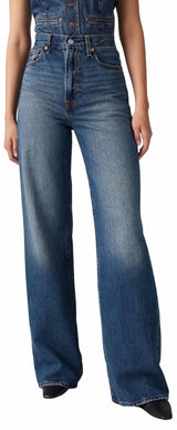 Levi's Ribcage Wide Leg H223 Jeans, Polar Perimiter, 25W x 32L Mujeres