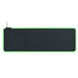 Razer Goliathus Extended Chroma - Alfombrilla suave para juegos con iluminación RGB (soporte para cables, superficie de tela, borde cosido, optimizado para todos los ratones) Negro