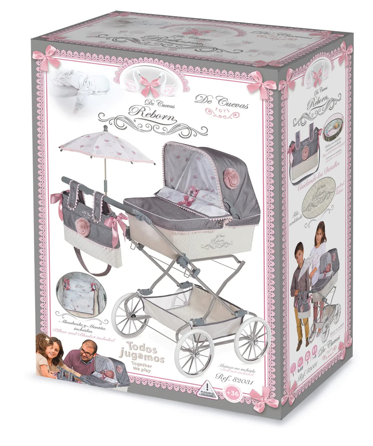 Carro de Muñecas Reborn Plegable Decuevas 82031