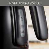 Krups Hervidor de agua de cuello de cisne, Versátil, Té, Café, Infusión, 8 temperaturas, Mantener caliente 30 min, Tapa extraíble, Café Control BW923810, Negro