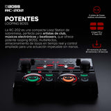 BOSS RC-202 Loop Station | Loops con las manos para creadores musicales progresivos | Dos pistas estéreo | 64 memorias de frase | Interfaz de audio/MIDI USB