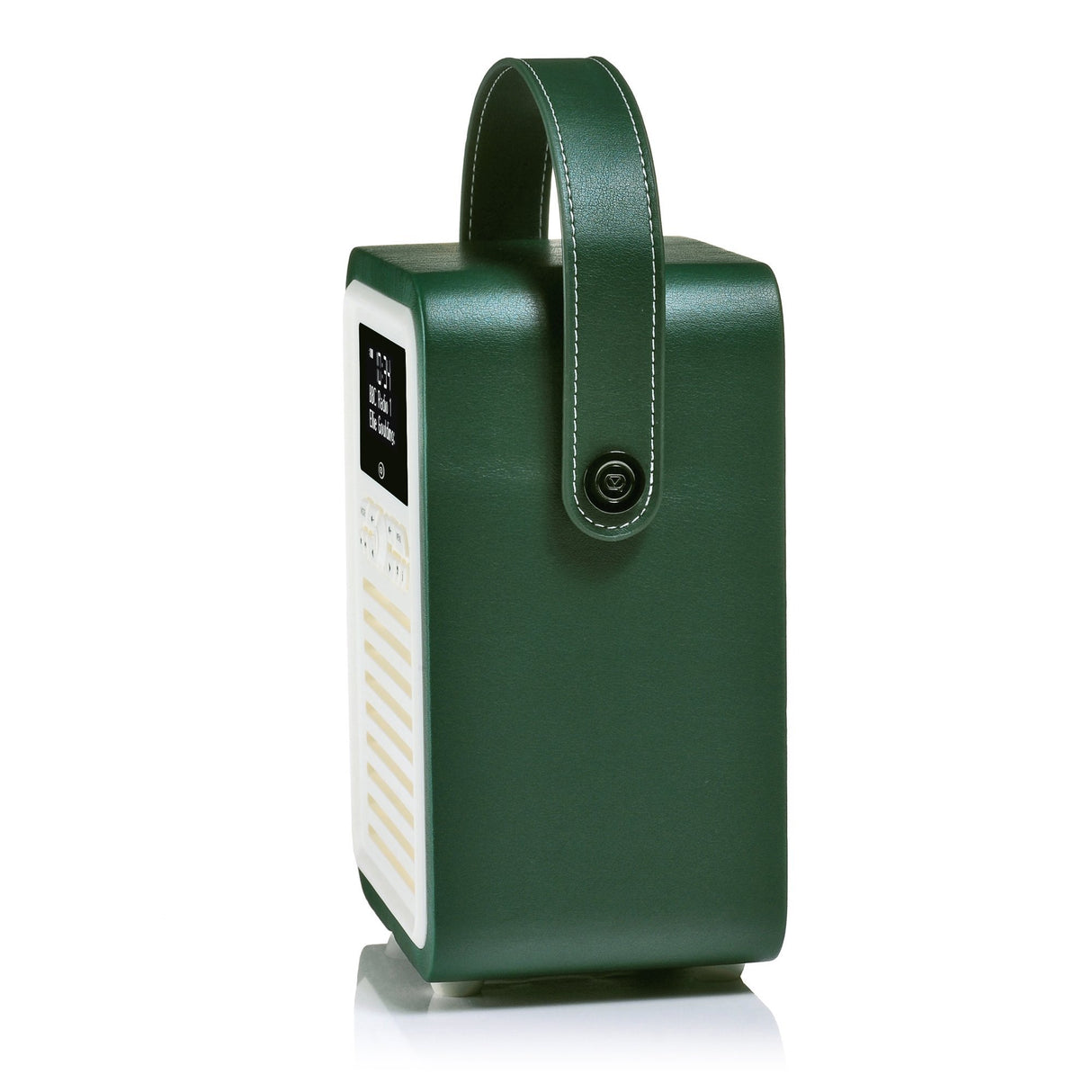 Radio Digital VQ Retro Mini Dab & Dab+ con FM, Bluetooth y Reloj Despertador – Verde Esmeralda