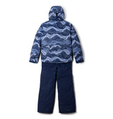 Columbia Buga Set, Conjunto de chaquetas y pantalones de esquí para Junior Unisex, Collegiate Navy Tectonic, Talla XXS