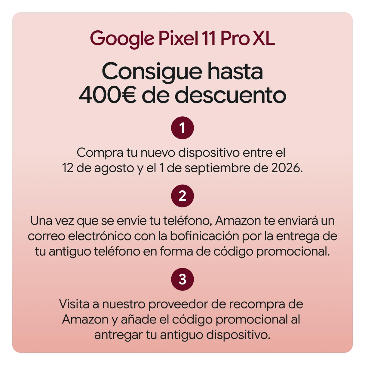 Google Pixel 11 Pro XL – Smartphone Android Libre - Obsidiana, 512GB