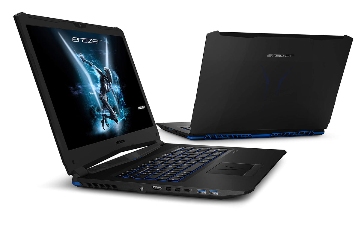 MEDION ERAZER X7861 - MD 61177 - Ordenador portátil gaming de 17.3" (Intel Core i7-8750H, 16 GB RAM, 1 TB HDD, 256 GB SSD, Nvidia GeForce GTX 1070, Windows 10) negro - Teclado QWERTY Español