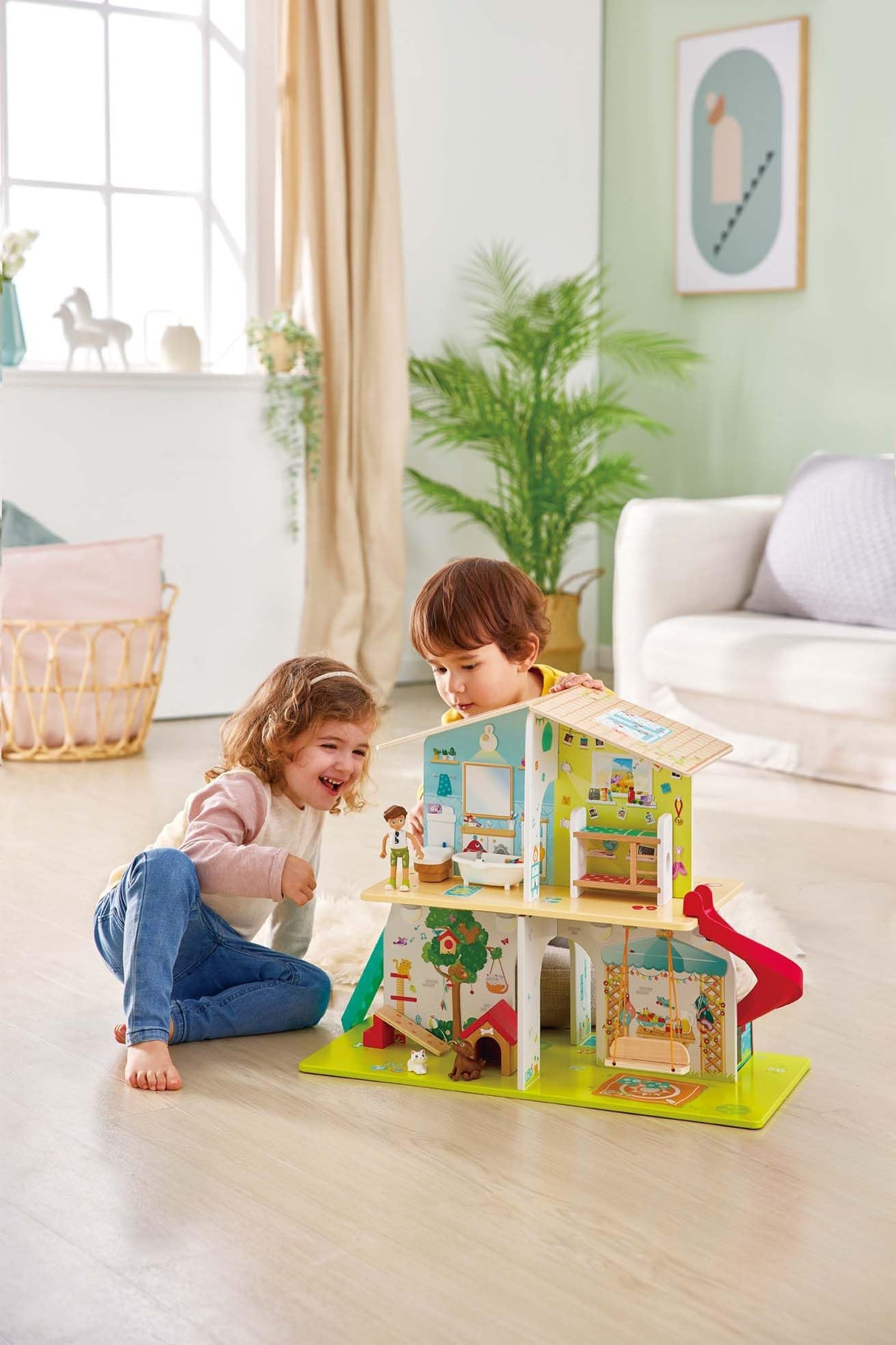 Hape - Casa de Muñecas Rock & Slide (Toynamics E3411)