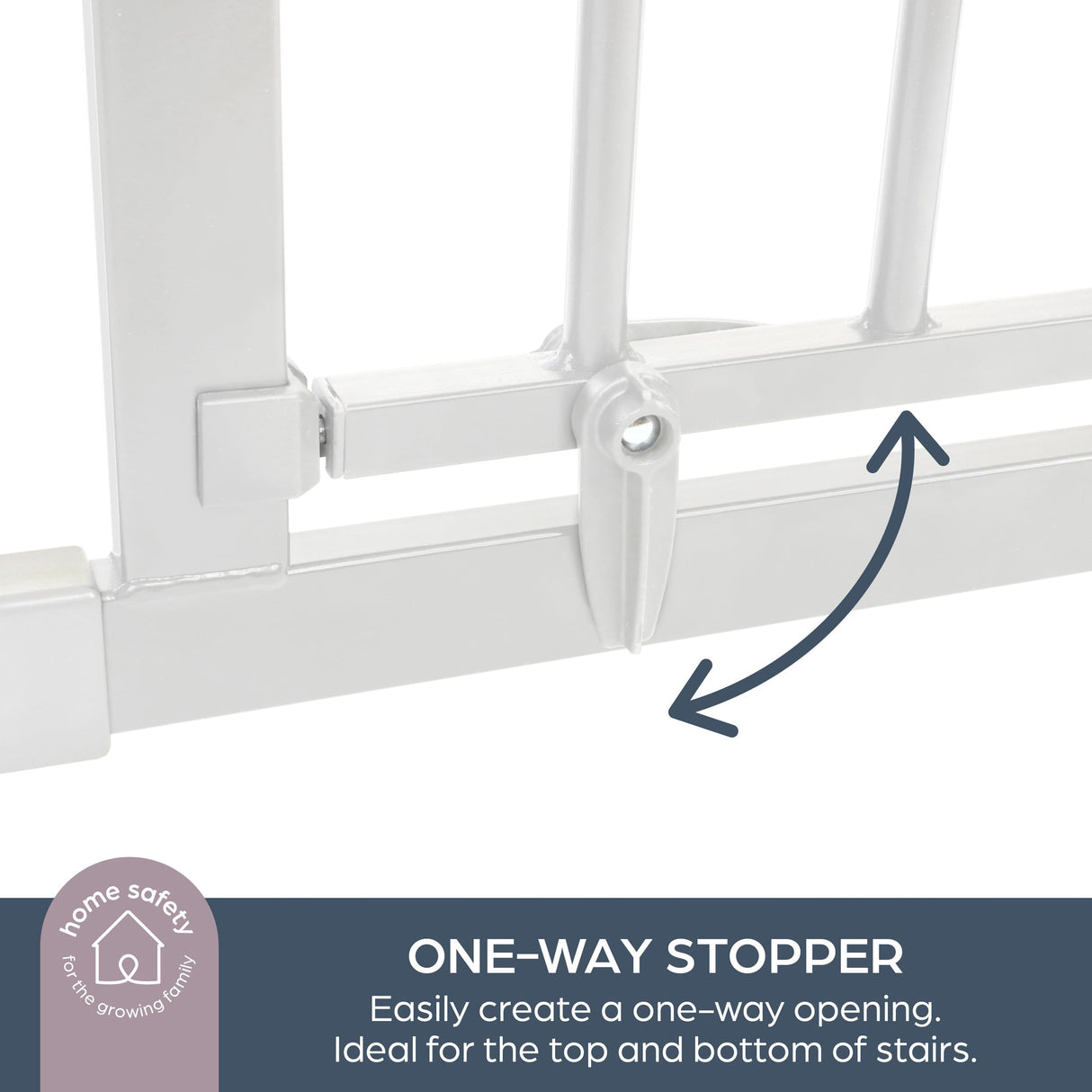 Dreambaby Discovery Flex Configure Adapta - Puerta de Seguridad Plegable para niños de 3 Paneles, se Adapta a Aberturas de 74,5 cm a 195 cm de Ancho y 74 cm de Alto, con función Smart Stay Open y
