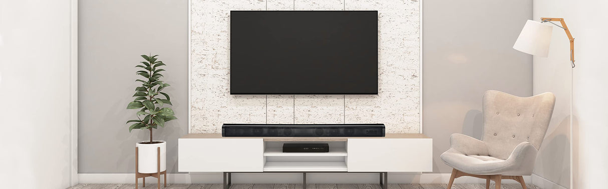 Elbe SB-040-BT Barra DE Sonido Bluetooth 40W con HDMI-ARC, Negro