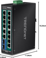 16-PORT INDUSTRIAL GIGABIT POE CPNT