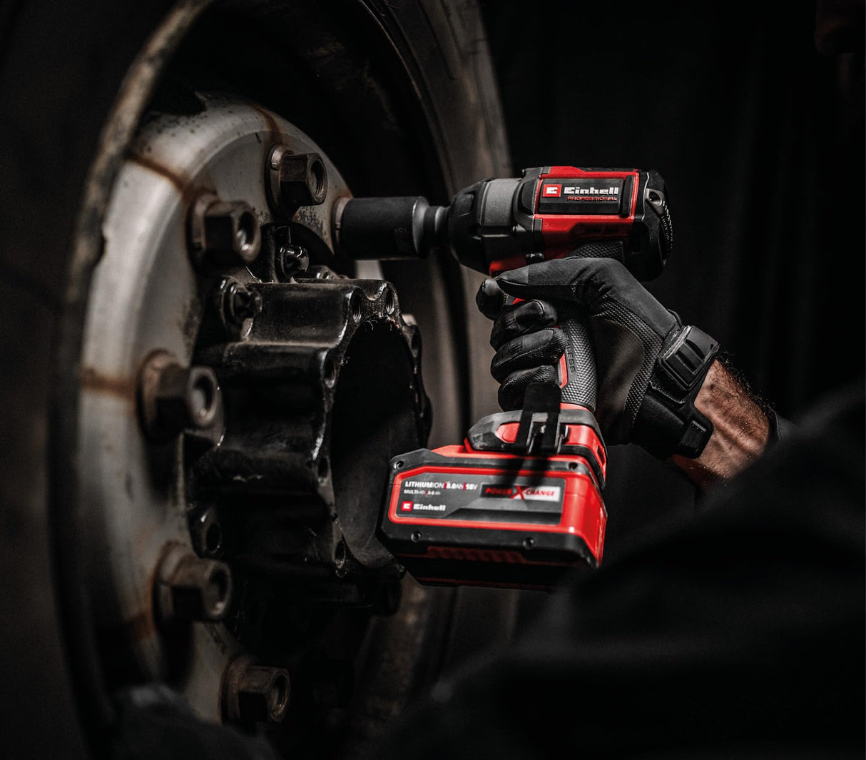 Einhell Atornillador impacto con batería TP-CW 18/750-C Li BL-Solo Power X-Change (18V, par 750Nm, par de aflojamiento 1000Nm, brushless, recepción cuadrada exterior, sin batería)