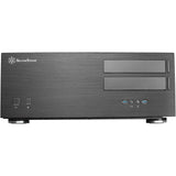 Silverstone SST-GD08B - Grandia HTPC ATX Carcasa de Ordenador, Rendimiento silencioso con Alto Flujo de Aire, Negro