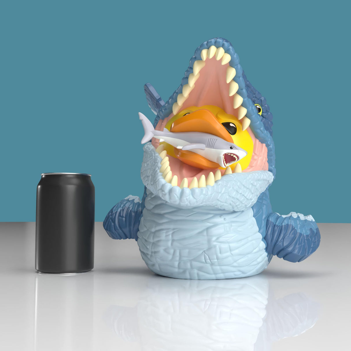 TUBBZ XL: Jurassic Park - Mosasaurus Figura Gigante Coleccionable de Pato de Goma Disfrazado