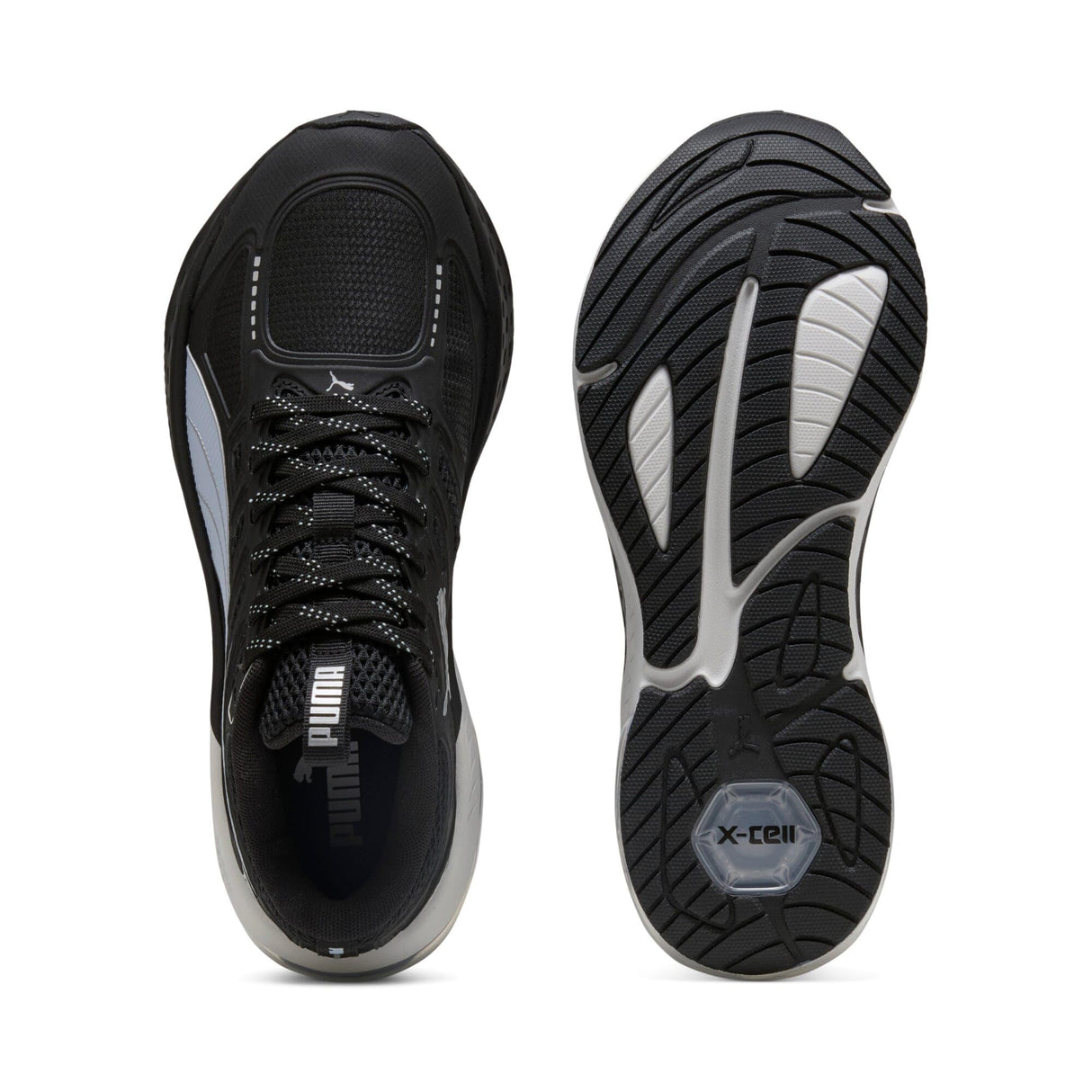 PUMA X-Cell Lightspeed WNS, Zapatillas para Correr de Carretera Mujer, Black-Feather Gray, 42.5 EU