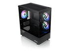 Thermaltake View 170 TG ARGB EATX - Caja de PC, Negra, 3 Ventiladores A- RGB de 120 mm incluidos; Compatible con radiador de hasta 280 mm; Panel Frontal y Lateral de Vidrio Templado; CA-1Z4-00M1WN-00