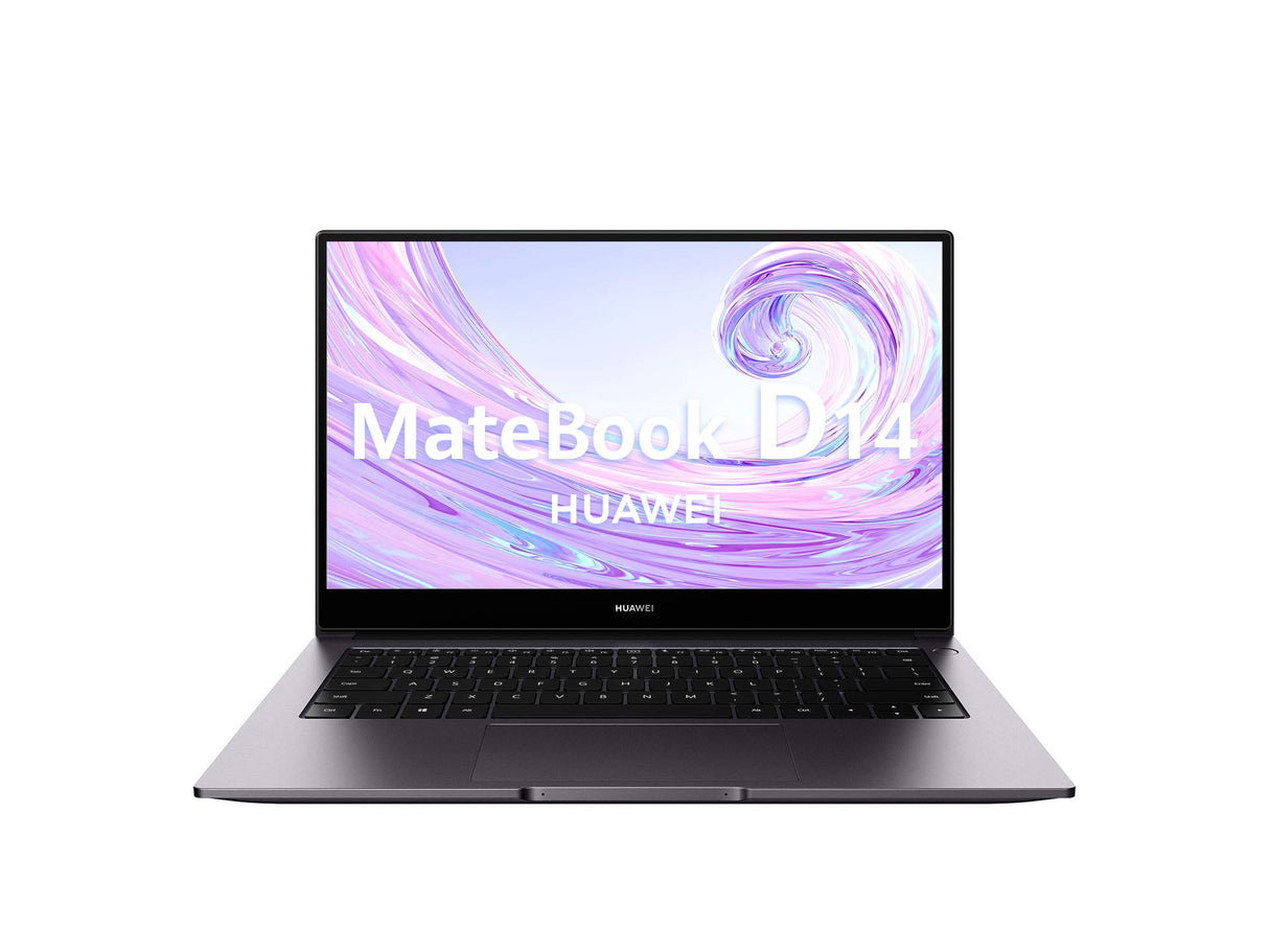 HUAWEI Matebook D14 - Ordenador Portátil Ultrafino de 14" FullHD (Intel Core i5-10210U, 16GB RAM, 512GB SSD, Intel UHD Graphics, Windows 10 Home) Space Grey - Teclado QWERTY Español