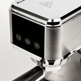 G3 Ferrari G10189 Tiffany Máquina de Café Espresso, 15 Bares, Calientatazas, Compatible con Monodosis y Café Molido, Función de Stop, Vaporizador para Capuchino, 3 Filtros IOX, Depósito de 1L, Gris