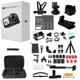 DJI Osmo Action 5 Pro Combo con 58 accesorios, cámara impermeable con sensor de 1/1,3 pulgadas, 4K/120 fps, seguimiento de patrón, estabilización, pantalla táctil OLED dual, cámara de acción 4K, ideal