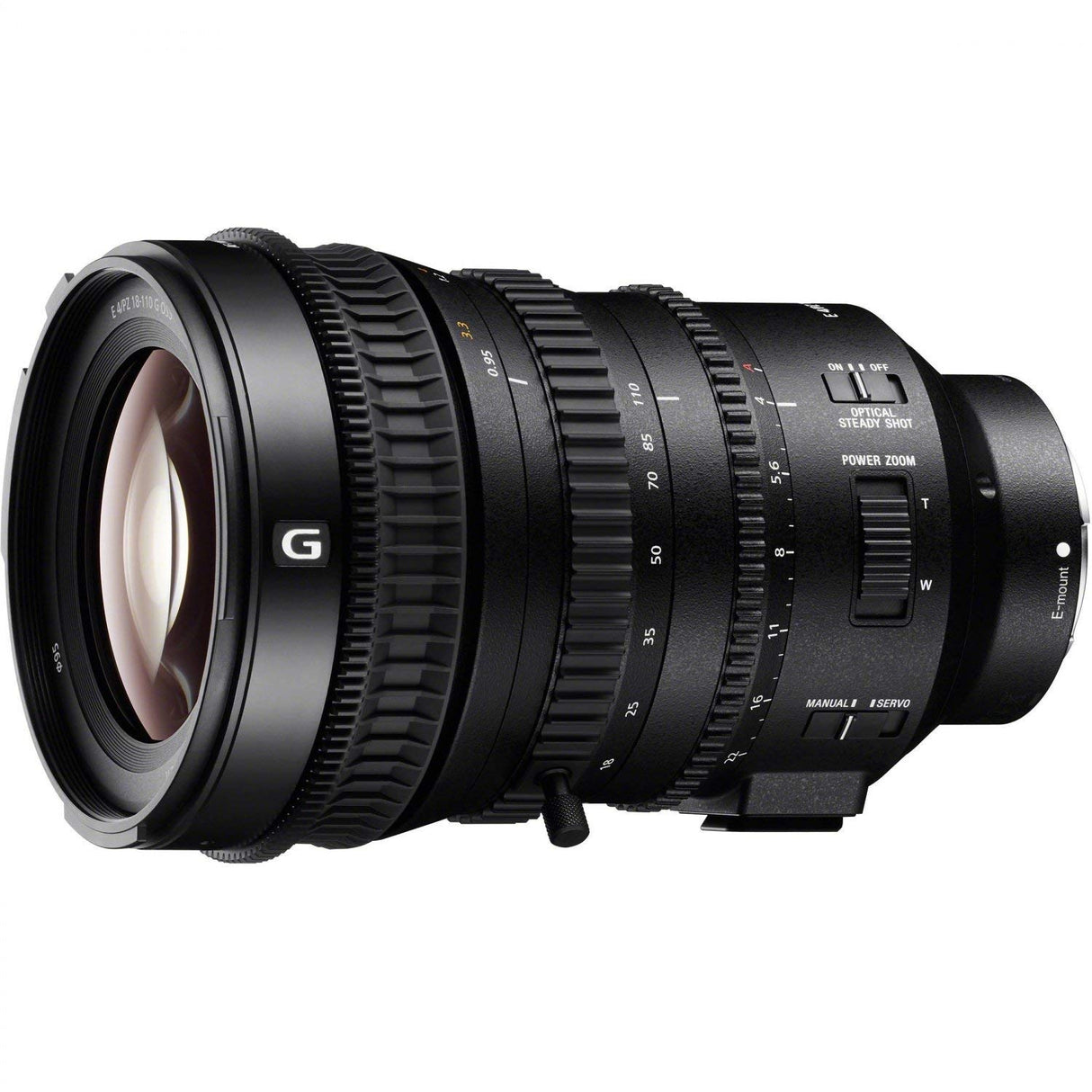 Sony SEL-P18110G G - Objetivo con Zoom (18-110 mm, F4, OSS, APS-C, Adecuado para A6000, A5100, A5000 y Nex Series, Montura E), Color Negro