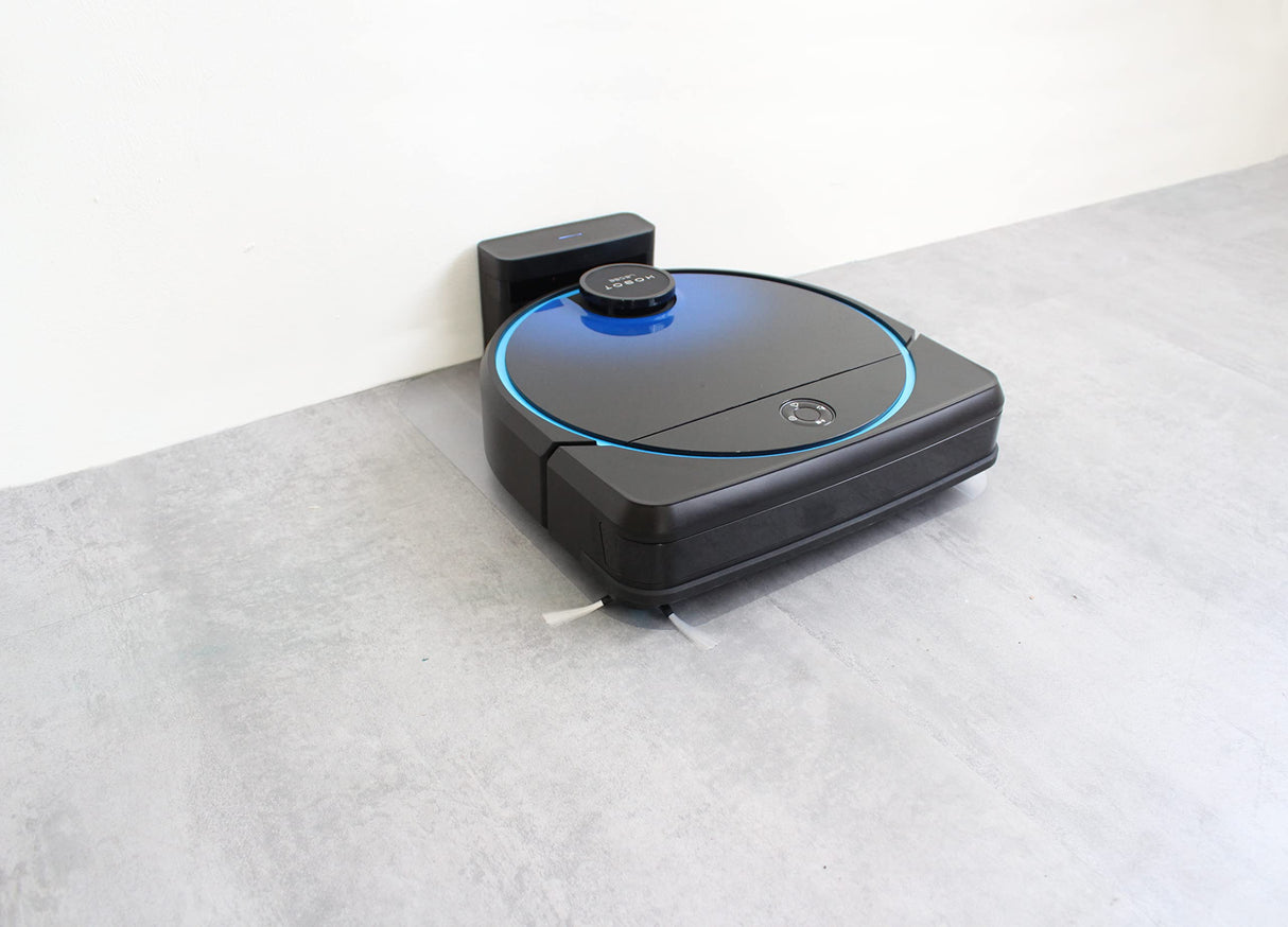 Smartbot HOBOT Robot Friegasuelos con Agua y mopas motorizadas Que frotan 900 Veces/min, también aspira. Dispone de App y Control por Voz. LEGEE-7