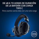 Razer Blackshark V2 Pro (Playstation) - Auriculares Inalámbricos E-Sports para Consola PS5 (Diafragmas Triforce 50mm, HyperSpeed Wireless, Perfil de Audio FPS, Micrófono HyperClear) Negro