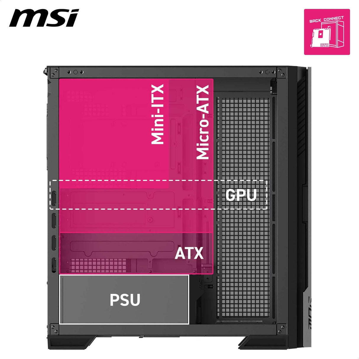MSI MPG Velox 300R PZ Chassis para Ordenador