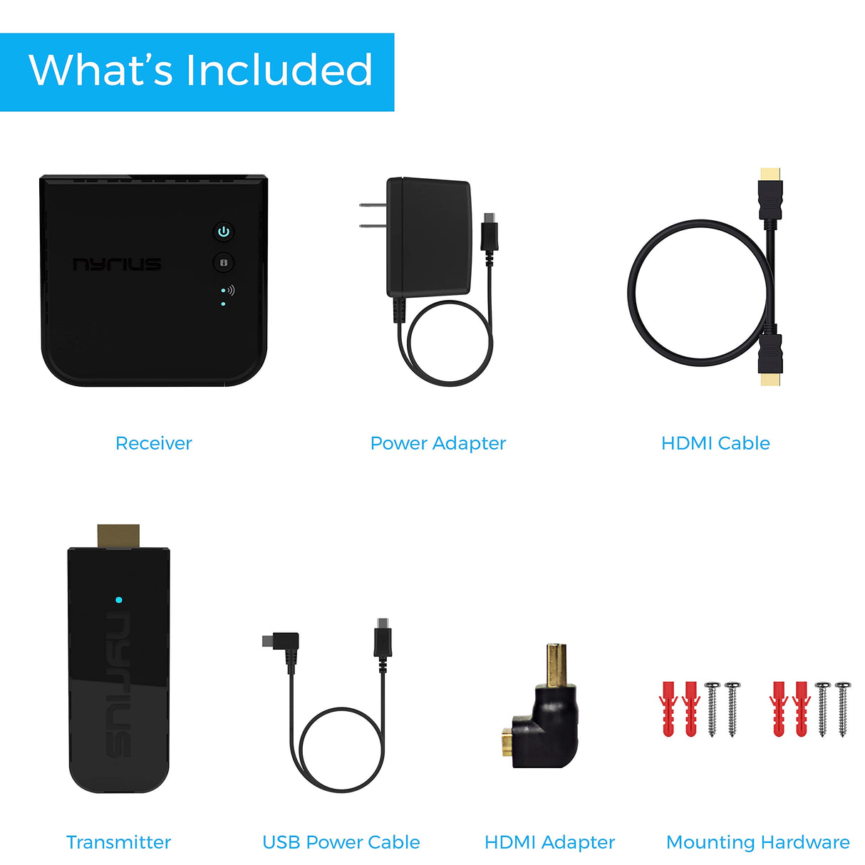 Nyrius NPCS550 extensor audio/video - Extensor de A/V (Micro-USB A, -10-40 °C, -20-80 °C, 15-85%, 56 x 99 x 20,5 mm, 29 x 98 x 14,5 mm)
