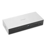 Kensington K35201EU - Estación de Acoplamiento SD5000T5 EQ Thunderbolt 5, Triple Monitor 8K/4K, Lector de Tarjetas SD y Micro SD, Alimentación 140W, 3X Thunderbolt 5, Ethernet y USB 3.2 Gen2, Gris
