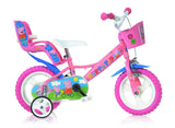 Peppa Pig Bicicleta 12"-3-5 Años Infantil, Bebés niñas, Rosa