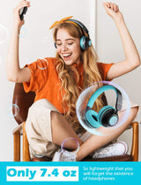 SuperEQ Auriculares con Cancelación Activa de Ruido, S2 Cascos Inalambricos Bluetooth 5.0 con Micrófono CVC 8.0, Bass Profundos, 25 Hrs de Reproducción para PC/Teléfonos Móviles/TV