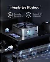 ULTIMEA Proyector Full HD 1080P Nativo con Auto Focus/Keystone, Proyector 4K Supporto Cine en Casa 21000Lux, Proyector 5G WiFi Bluetooth, Proyectores Cinema para iOS Android Phone/TV Stick/Laptop