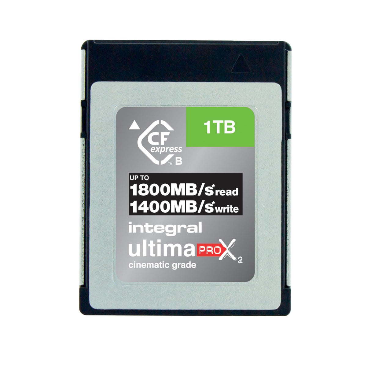 Integral 1TB CFexpress Memory Card Type B 2.0 12K and 8K Raw and 8K 120 FPS, 1800MB/s Read, 1400MB/s Write Speed, 1200MB/s Sustained Write Speed, Designed for Advanced Cinematic and DSLR Cameras