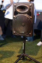 DYNASONIC - Dynapro 15’ (Segunda Generacion) Altavoz portátil Sistema Audio Profesional Potencia 800W - USB Bluetooth, Micrófonos, Negro - Soporte para Dispositivos movil y Tablet