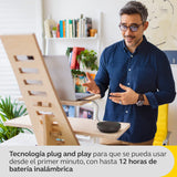 Jabra Speak2 55 Altavoz Inalámbrico Bluetooth - 4 Micrófonos, Cancelación de Ruido, 50 mm de Alto Alcance, Audio de Banda Ancha, Compacto y Portátil - Certificado para MS Teams - Gris Oscuro