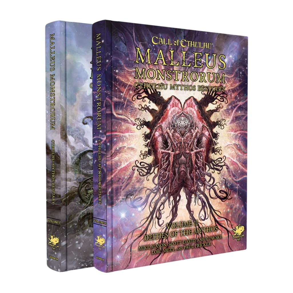 The Malleus Monstrorum Slipcase Set – Cthulhu Mythos Bestiary for Call of Cthulhu RPG | 7th Edition Two-Volume Hardcover