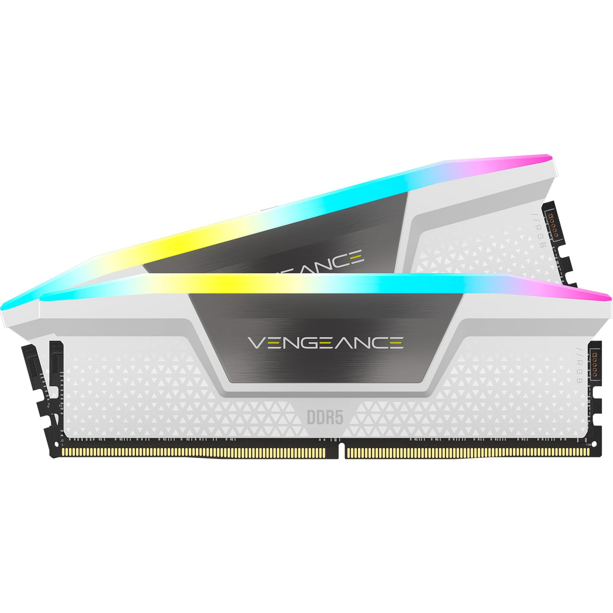 CORSAIR Vengeance RGB DDR5 RAM 64GB (2x32GB) 6000MHz CL30 Intel XMP iCUE Memoria de Ordenador Compatible - Blanco (CMH64GX5M2B6000C30W)