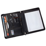iCarryAlls Cartera de Piel con Cremallera y Soporte extraíble para Tableta, Funda Padfolio para Tablet con Soporte Compatible con iPad Pro 12.9 2020 y 2018, 13.8 x 13.8 x 11 Pulgadas