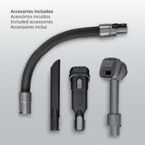 Ufesa Z7 Digital Animal Aspirador Escoba Flex sin Cable, 29.6V, 500W, Pantalla Táctil , 80 min, 26KPa, Cepillo Multisuperficie con Luz, 4 Modos, Accesorios Mascotas/Suelo/Coche/Alfombra/Animal