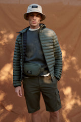 ECOALF - Cazadora Hombre Atlantantalf, de Poliéster Reciclado, Relleno de Fellex, Impermeable, Cómoda y Ligera, Chaqueta Hombre, Talla S, Color Caqui Claro